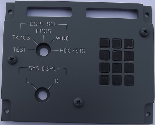 Display select control panel
