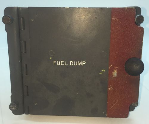 Boeing 727 Fuel Dump Panel