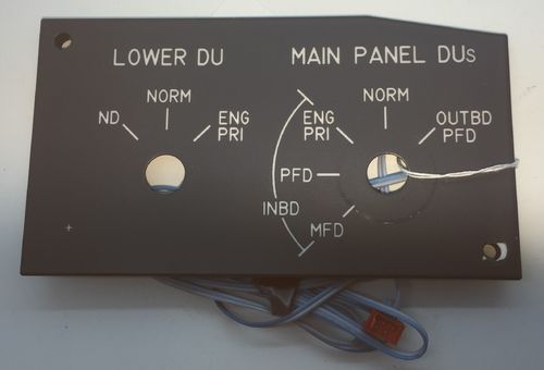 Lower Dus control panel