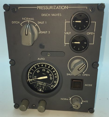 Aircraft Complete Pressurization Panel