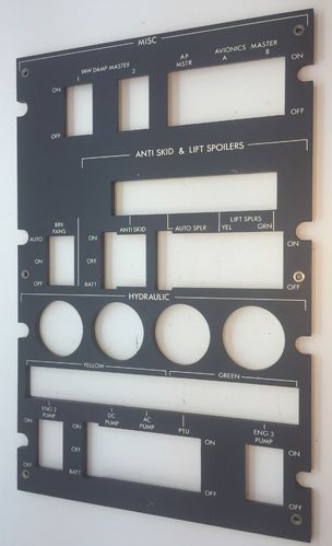 Hyd/spoilers/misc lightplate panel