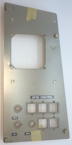 F/O Main instrument Panel EFIS Control & Chrono Clock Panel