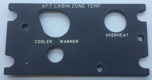 Cabin temp Panel