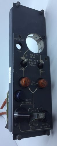 Boeing 727 Fuel Qty and Pumps Panel (Eng 1)