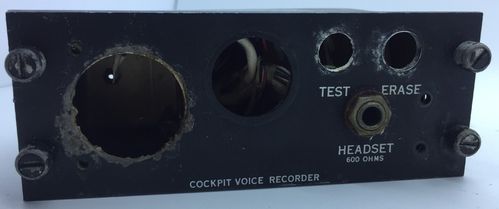 Cockpit voice recorder panel (CVR) Ex TWA.